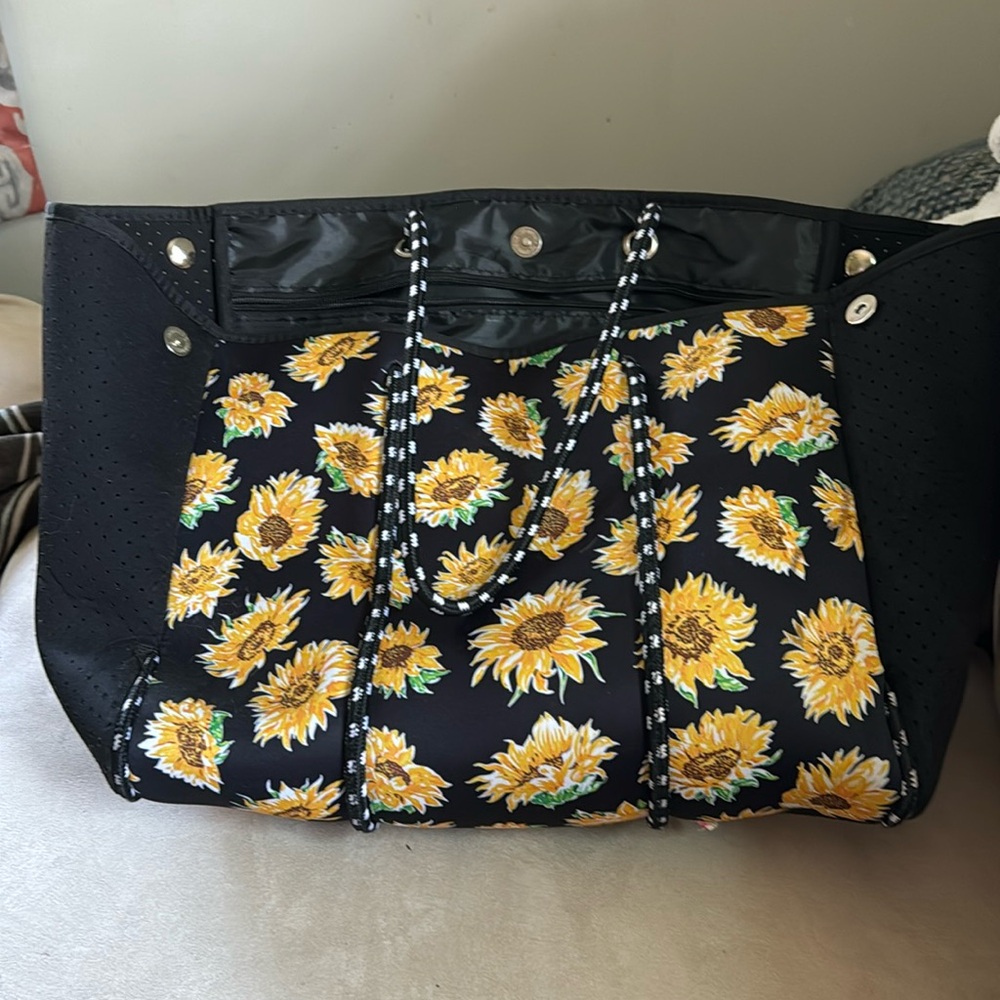 Julia Rose sunflower tote